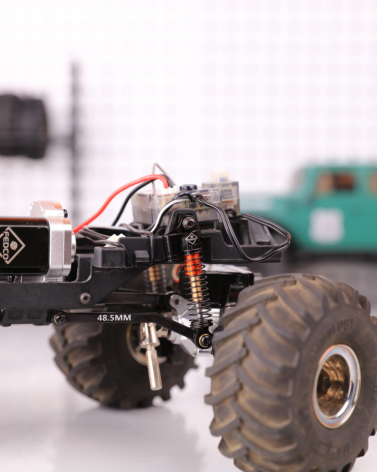 FEDCO Shocks With Steering Links Set For 1/24 RC Crawler FMS FCX24 Upgrade Parts