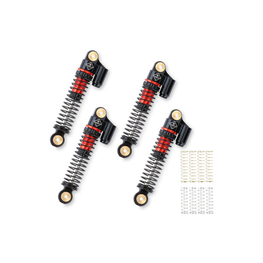 FEDCO FCX24 Shocks 47MM Oil-Filled Shocks Absorber With Springs For Axial SCX24 FMS FCX24 FCX18 Upgrades 1/24 1/18 RC Crawler
