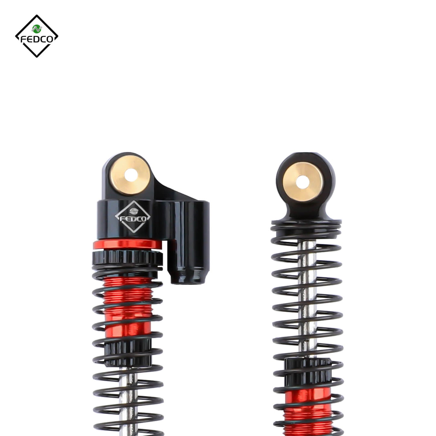 FEDCO FCX24 Shocks 47MM Oil-Filled Shocks Absorber With Springs For Axial SCX24 FMS FCX24 FCX18 Upgrades 1/24 1/18 RC Crawler