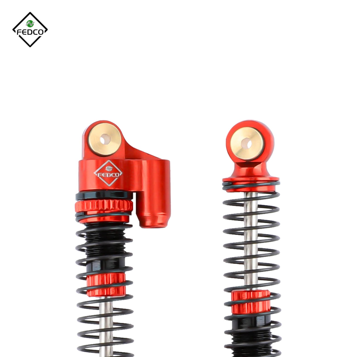 FEDCO FCX24 Shocks 47MM Oil-Filled Shocks Absorber With Springs For Axial SCX24 FMS FCX24 FCX18 Upgrades 1/24 1/18 RC Crawler