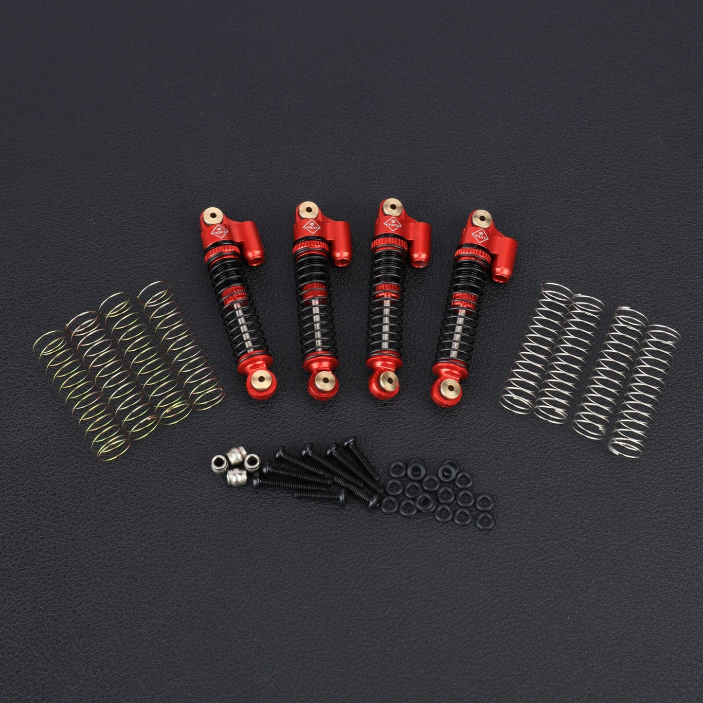 FEDCO FCX24 Shocks 47MM Oil-Filled Shocks Absorber With Springs For Axial SCX24 FMS FCX24 FCX18 Upgrades 1/24 1/18 RC Crawler