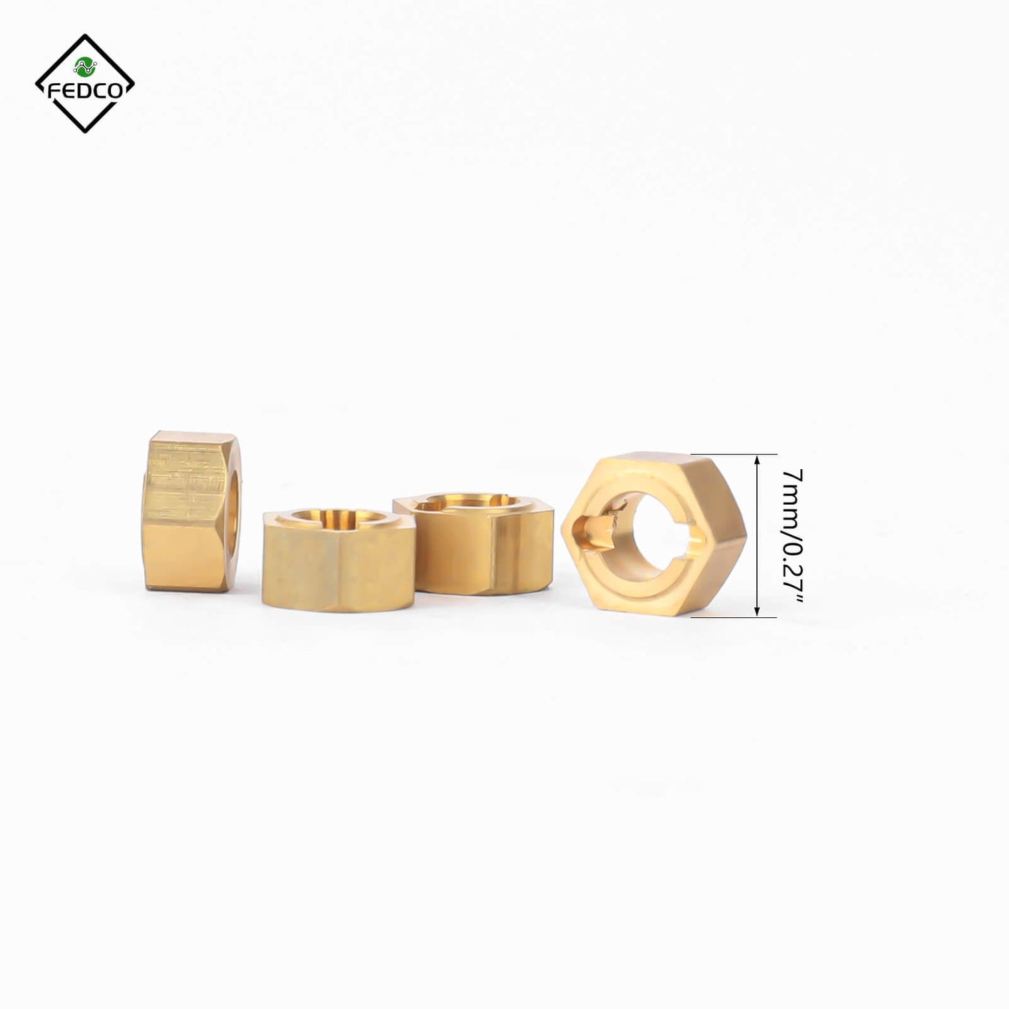 FEDCO FCX24 Hex Spacer For FMS FCX24 Smasher FCX18 LC80 Upgrades 1/24 1/18 RC Crawler
