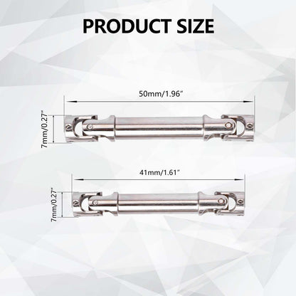 FEDCO FCX24 Driveshafts Steel Center Drive Shaft for FMS FCX24 K5 Blazer FCX LC80 Upgrades 1/24 RC Crawler