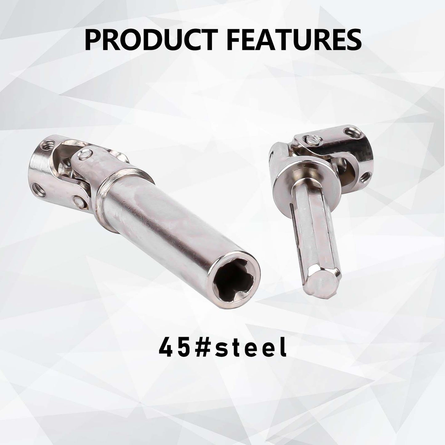 FEDCO FCX24 Driveshafts Steel Center Drive Shaft for FMS FCX24 K5 Blazer FCX LC80 Upgrades 1/24 RC Crawler