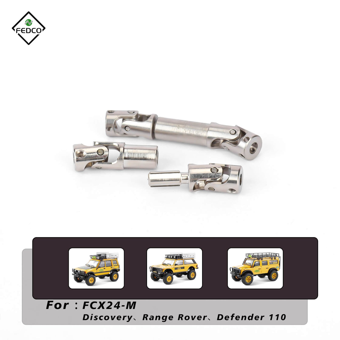 FEDCO FCX24M Driveshafts For FCX24M Upgrades Land/Rover 1/24 RC Crawler