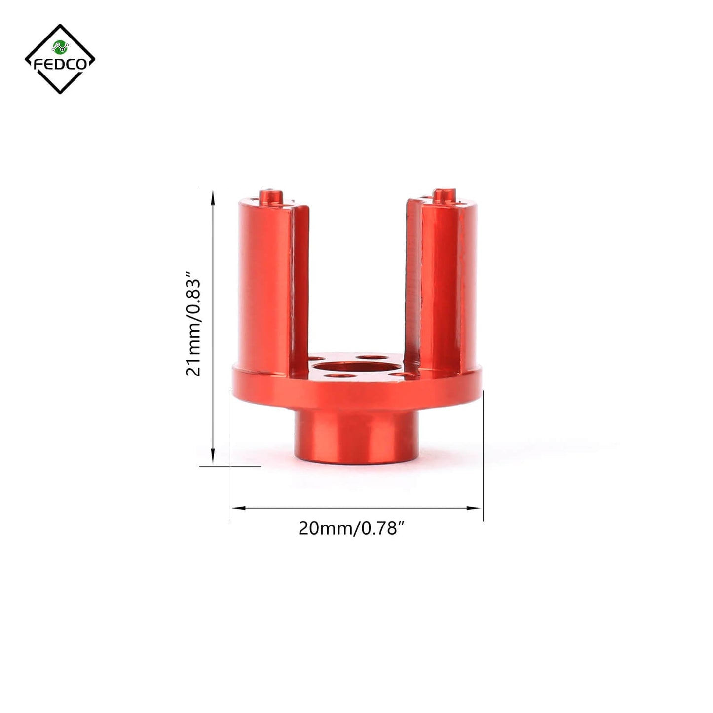 FEDCO Cen Racing F450 F250 Transmission Case Hard Anodized Aluminum Differential Case For CEN F450 F250 Upgrade Parts
