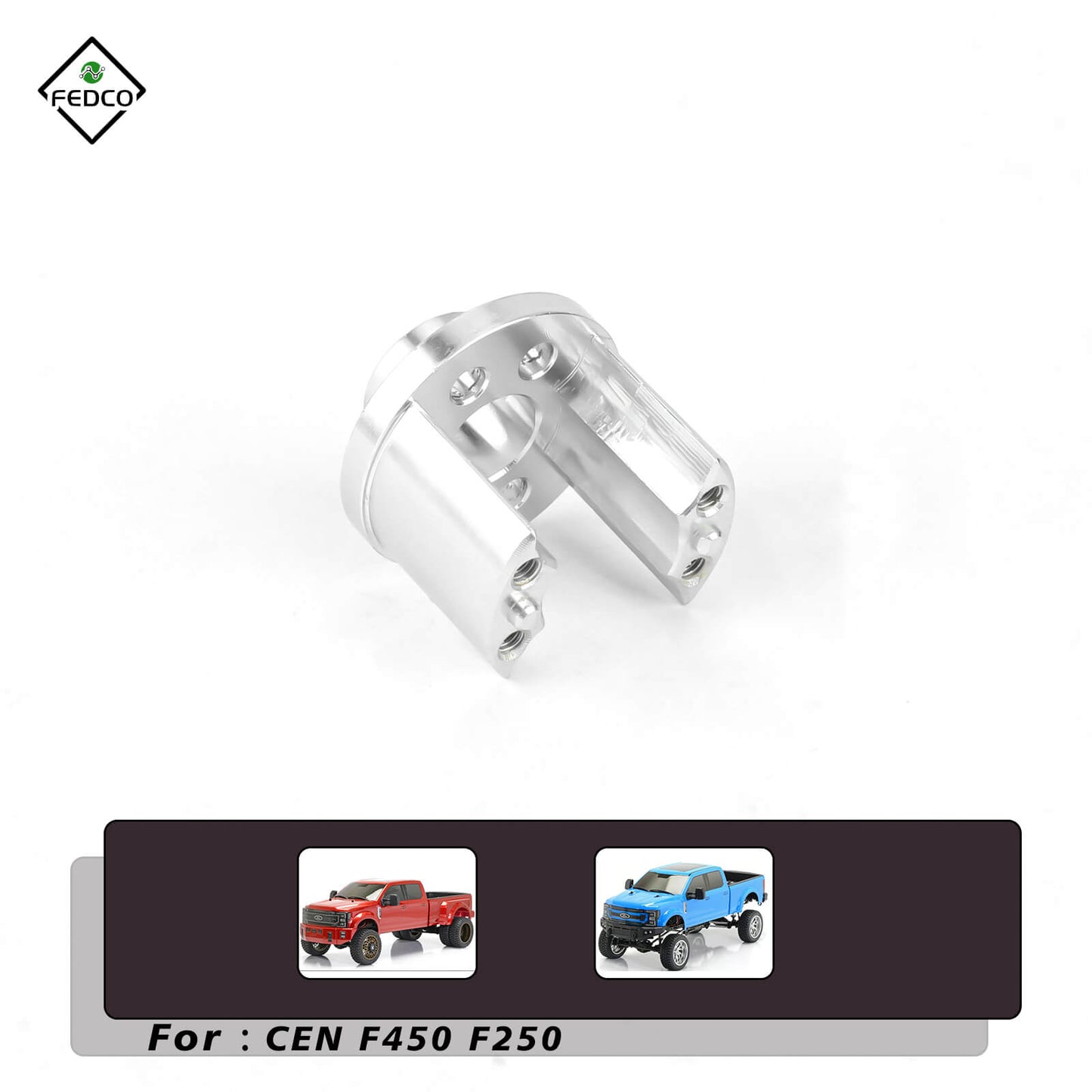 FEDCO Cen Racing F450 F250 Transmission Case Hard Anodized Aluminum Differential Case For CEN F450 F250 Upgrade Parts