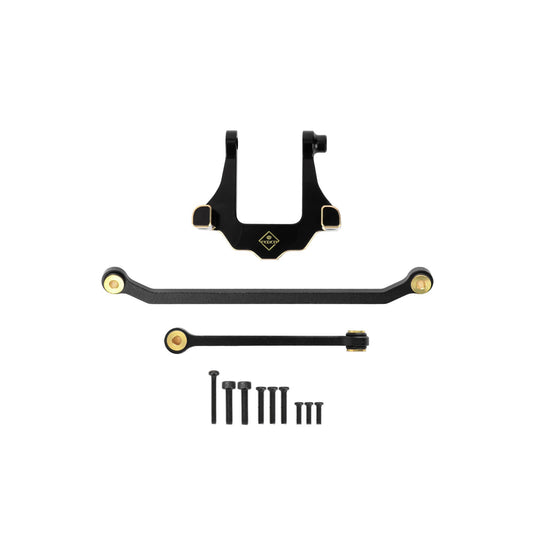 FEDCO Redcat Ascent 18 Brass Servo Mount With Steering Links For Redcat Ascent 18 Upgrade Parts 1/18 RC Crawler