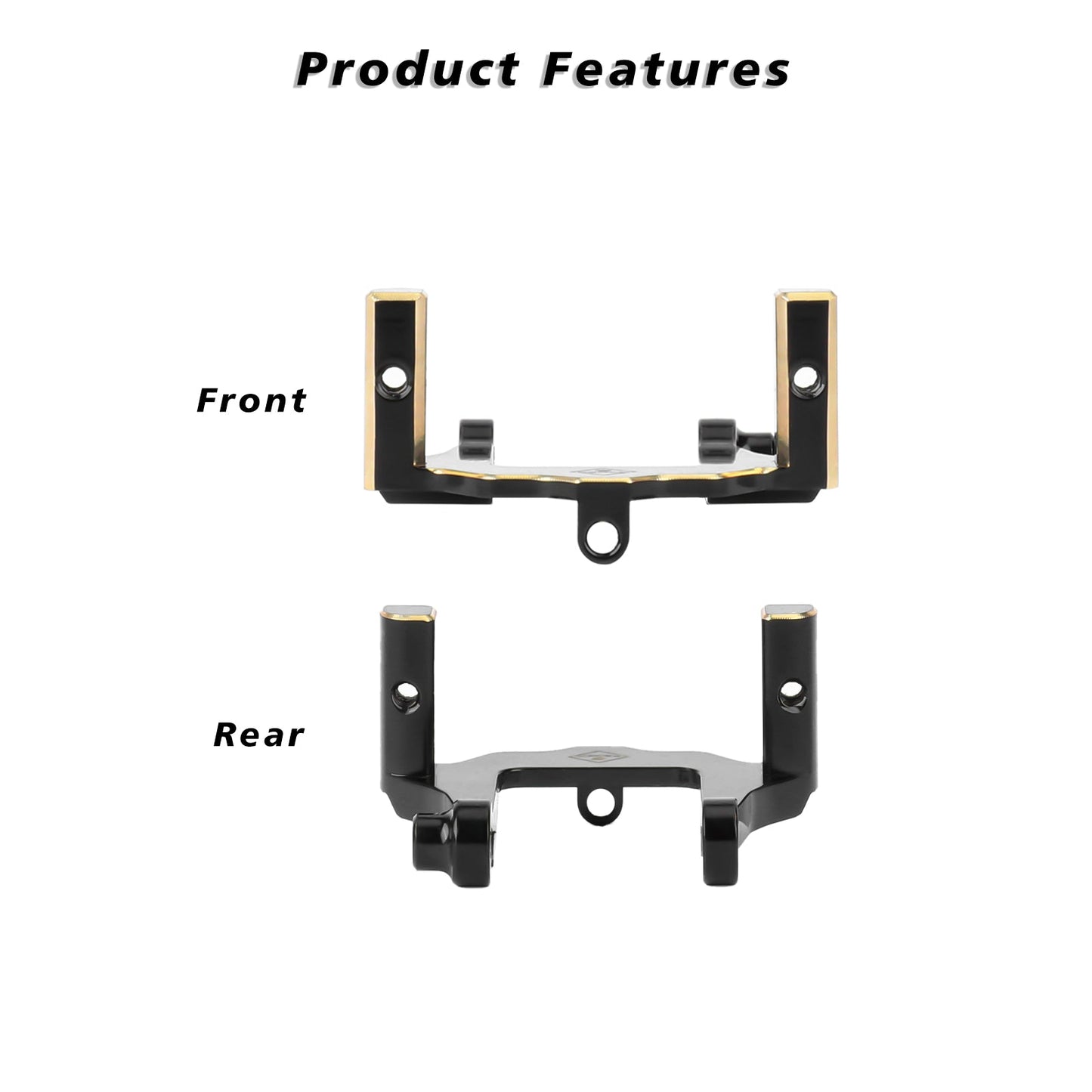 FEDCO Redcat Ascent 18 Brass Servo Mount With Steering Links For Redcat Ascent 18 Upgrade Parts 1/18 RC Crawler