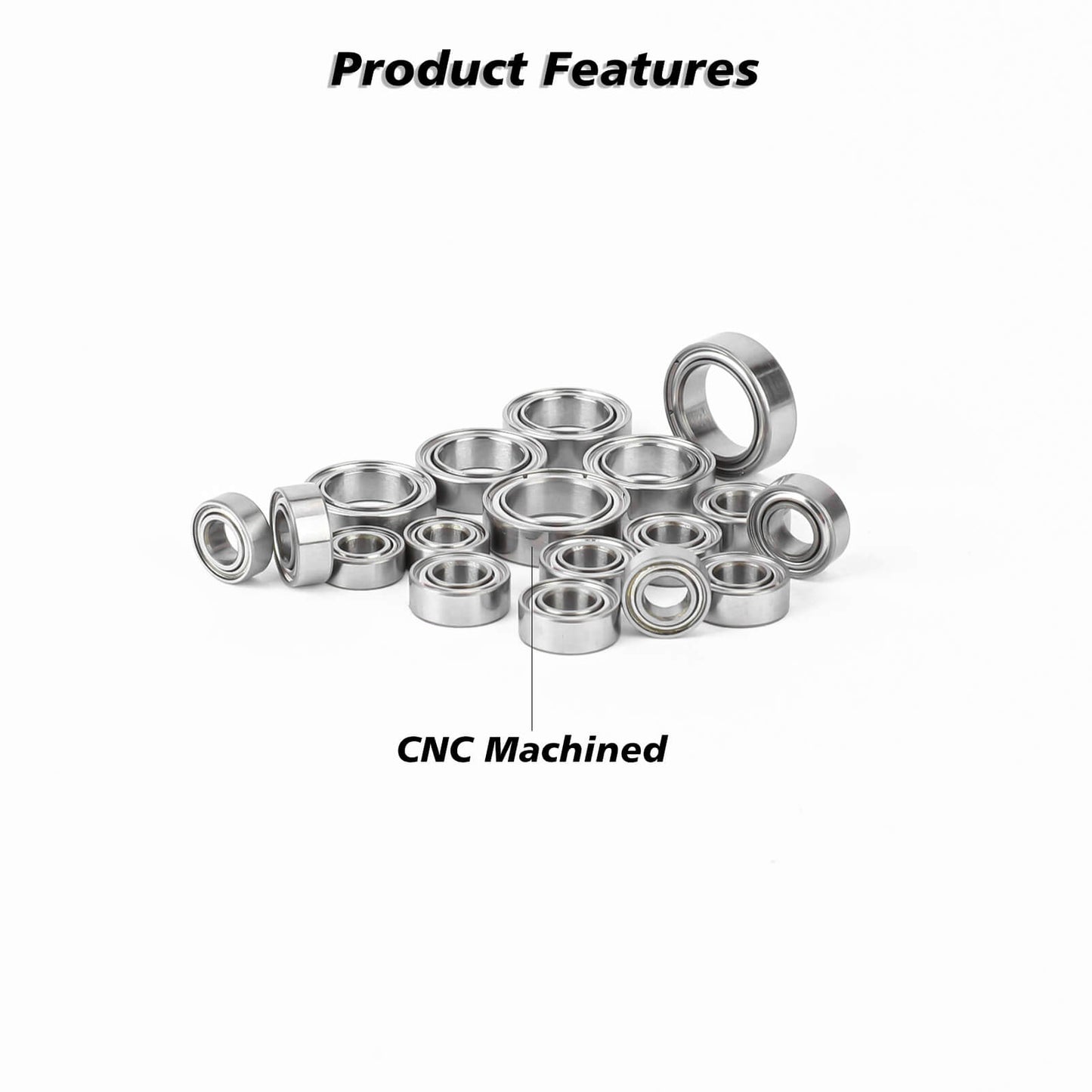 FEDCO Redcat Ascent 18 Bearing Kit Sealed Bearings For Redcat Ascent 18 Upgrade Parts 1/18 RC Crawler
