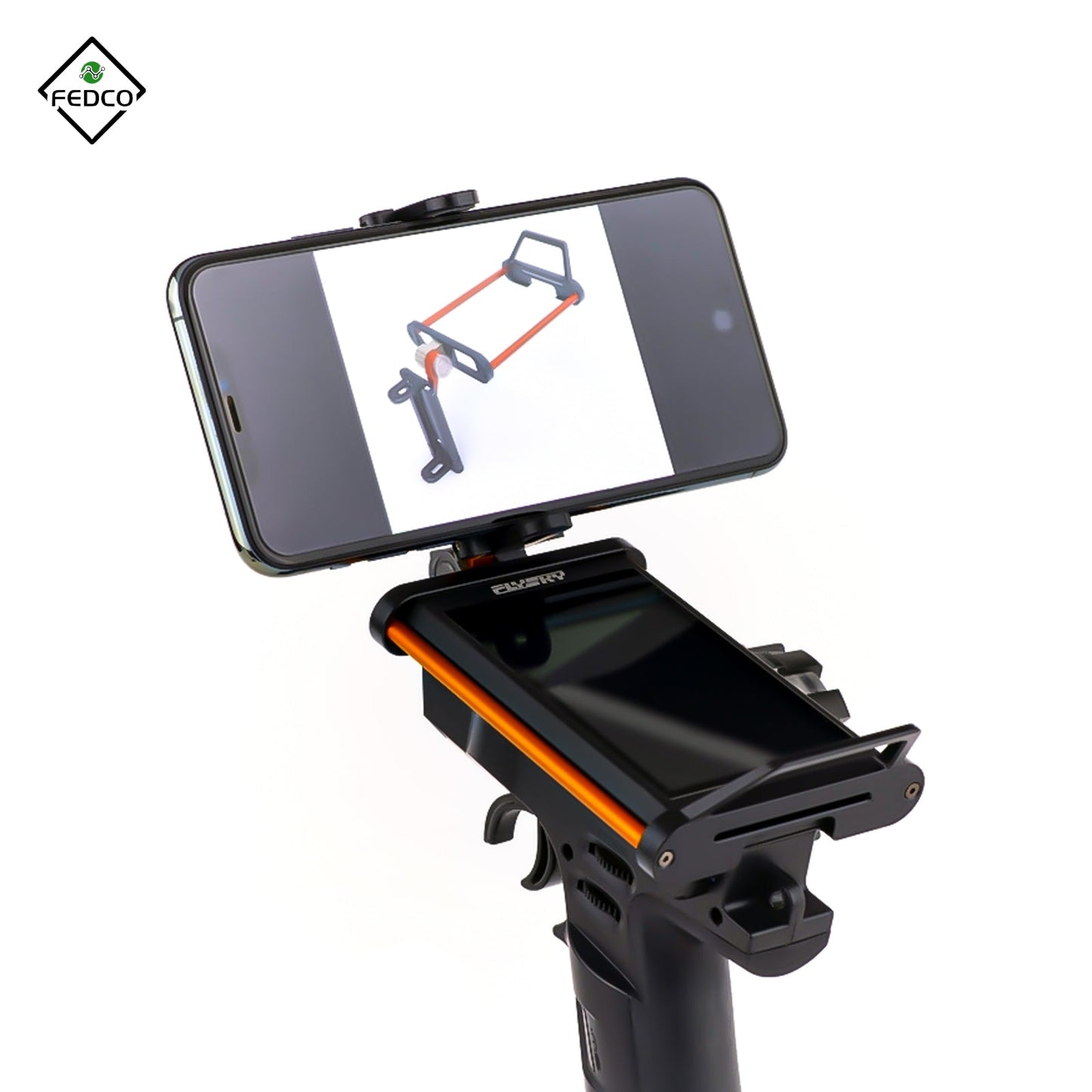 FEDCO Transmitter Protector Frame with Adjustable Phone Mount for NB4 Pro NB4 Lite NB4 Transmitter Upgrades