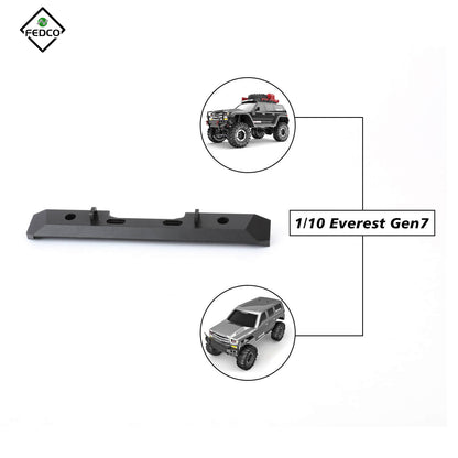 FEDCO Front Rear Bumper Set For RedCat Everest Gen7 RC Crawler Upgrade Parts