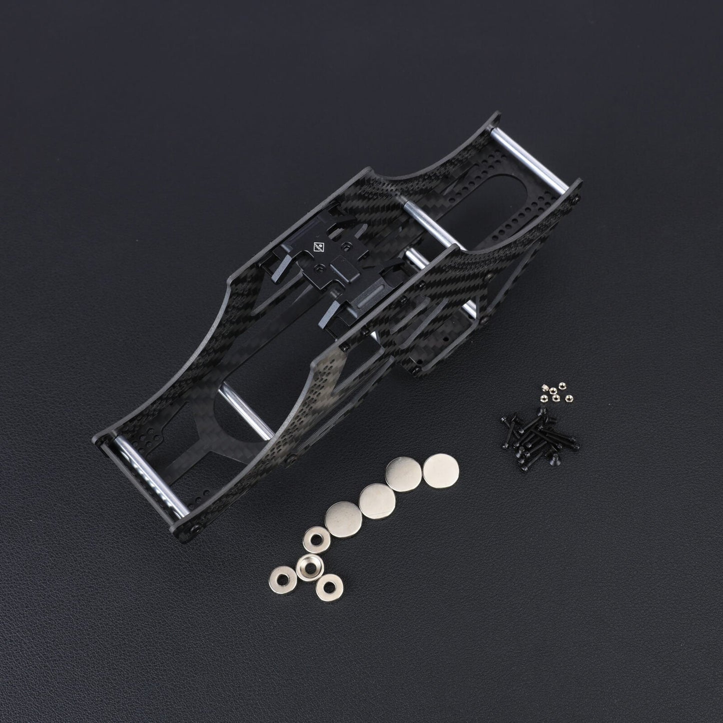 FEDCO Monster Truck SCX24 Carbon Fiber Frame LCG Chassis for Axial SCX24 Upgrade Parts 1/24 RC Crawler