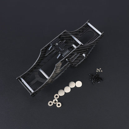FEDCO Monster Truck SCX24 Carbon Fiber Frame LCG Chassis for Axial SCX24 Upgrade Parts 1/24 RC Crawler