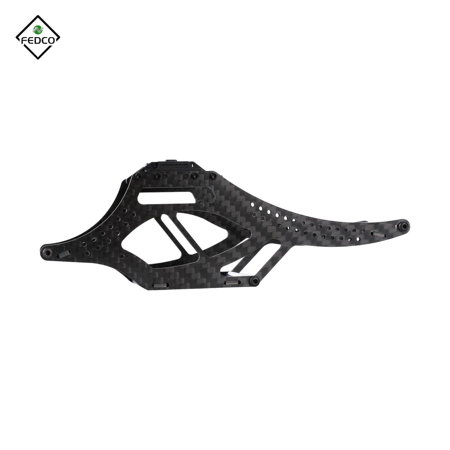 FEDCO SCX24 LCG Chassis Carbon Fiber Chassis Frame Kit for Axial SCX24 Upgrade Parts 1/24 RC Crawler