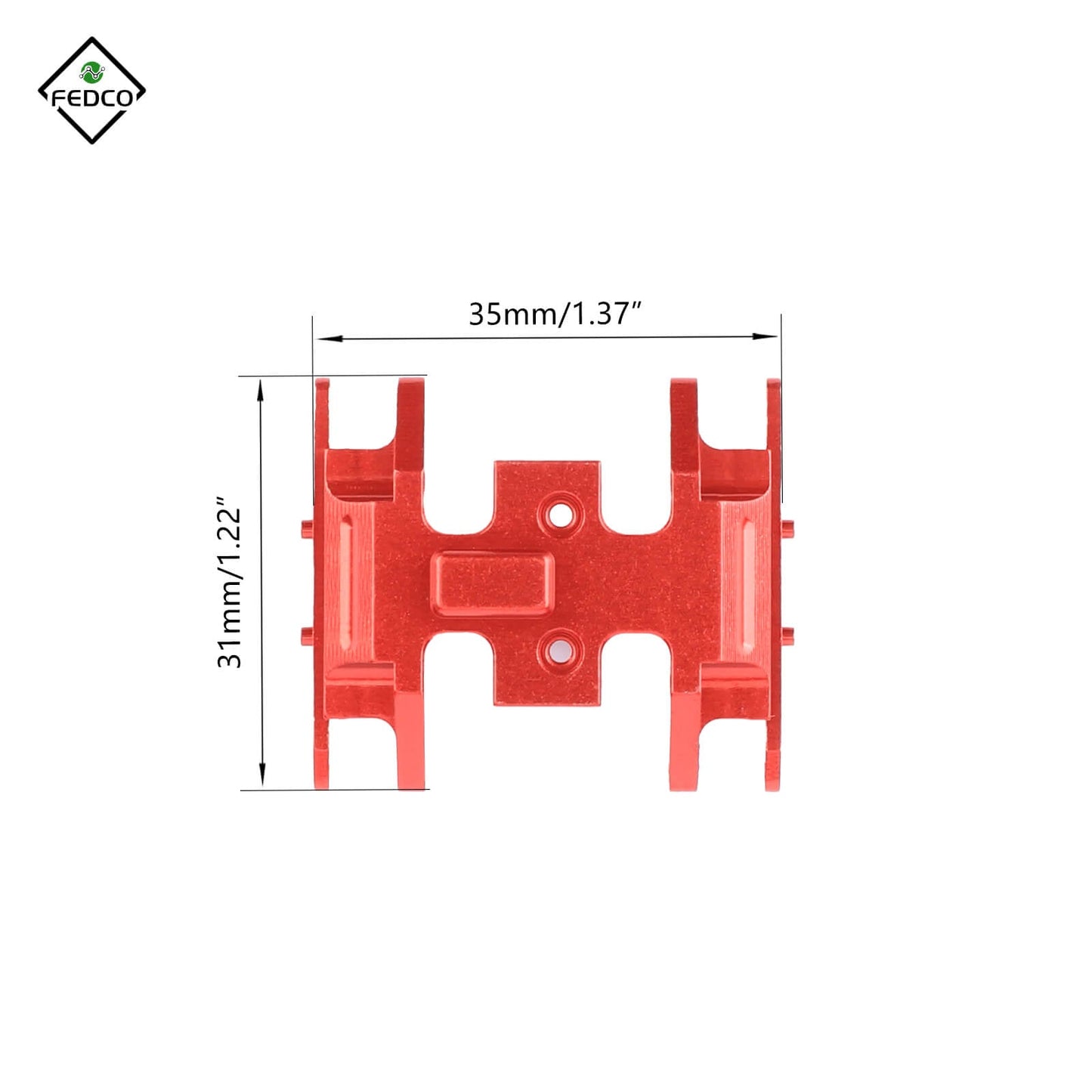 FEDCO SCX24 Skid Plate For Axial SCX24 Upgrade Parts 1/24 RC Crawler