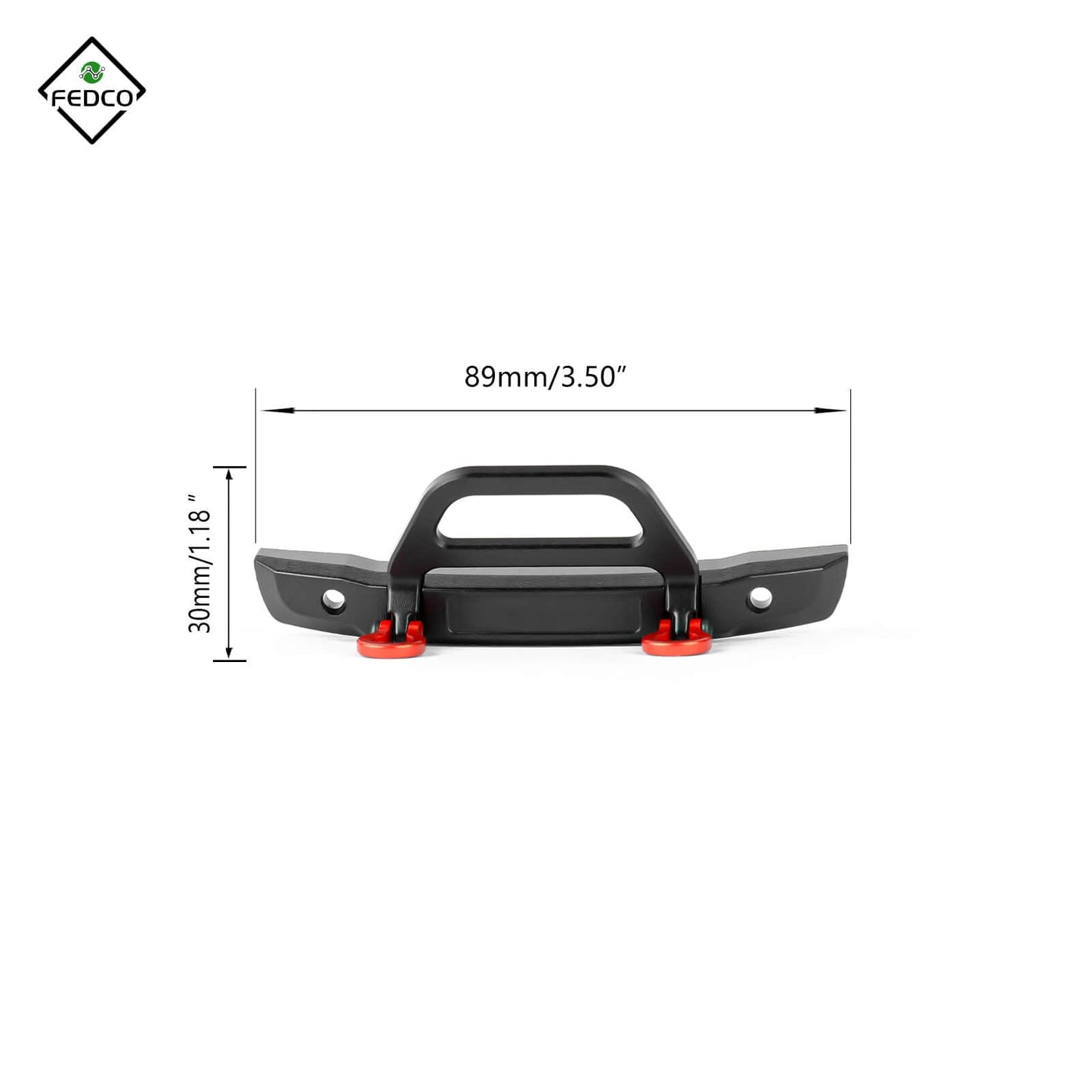 FEDCO SCX24 Front Bumper For Axial SCX24 Upgrades 1/24 RC Crawler