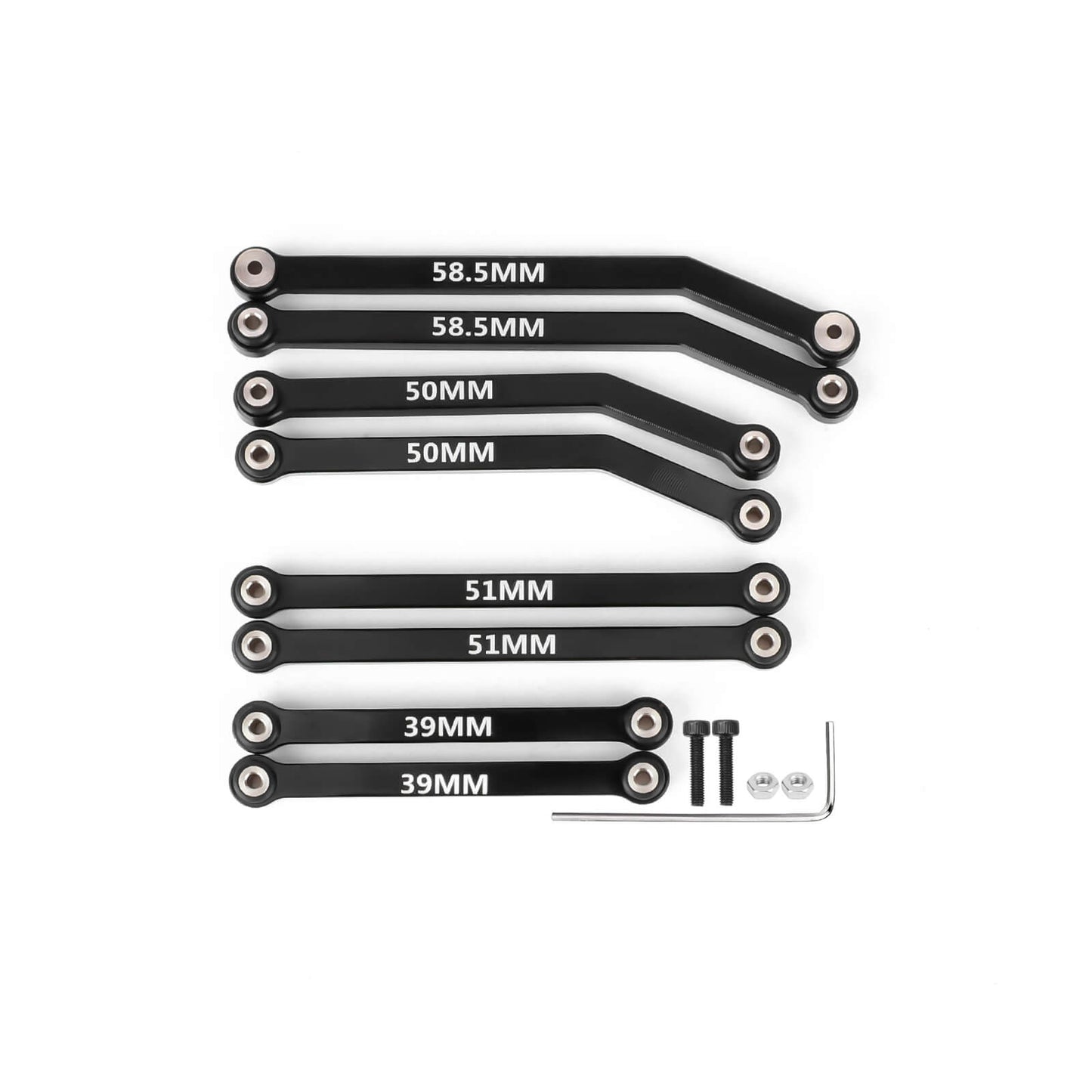 FEDCO SCX24 Steering Links For Axial SCX24 Upgrades Wrangler JLU C10 Bronco 1/24 RC Crawler