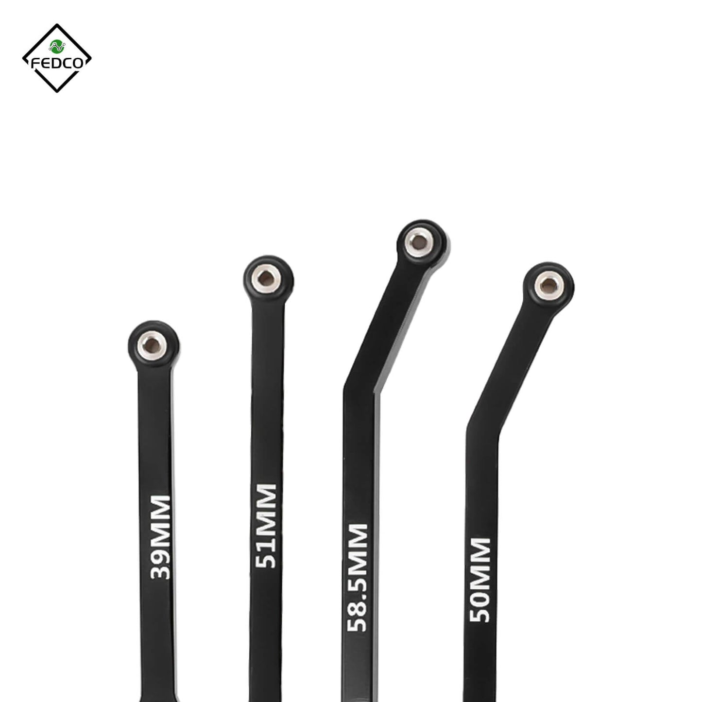 FEDCO SCX24 Steering Links For Axial SCX24 Upgrades Wrangler JLU C10 Bronco 1/24 RC Crawler