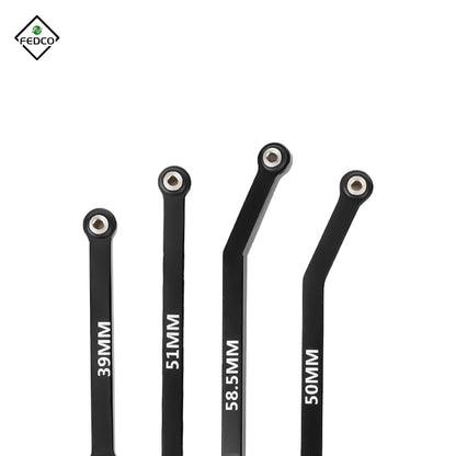 FEDCO SCX24 Steering Links For Axial SCX24 Upgrades Wrangler JLU C10 Bronco 1/24 RC Crawler