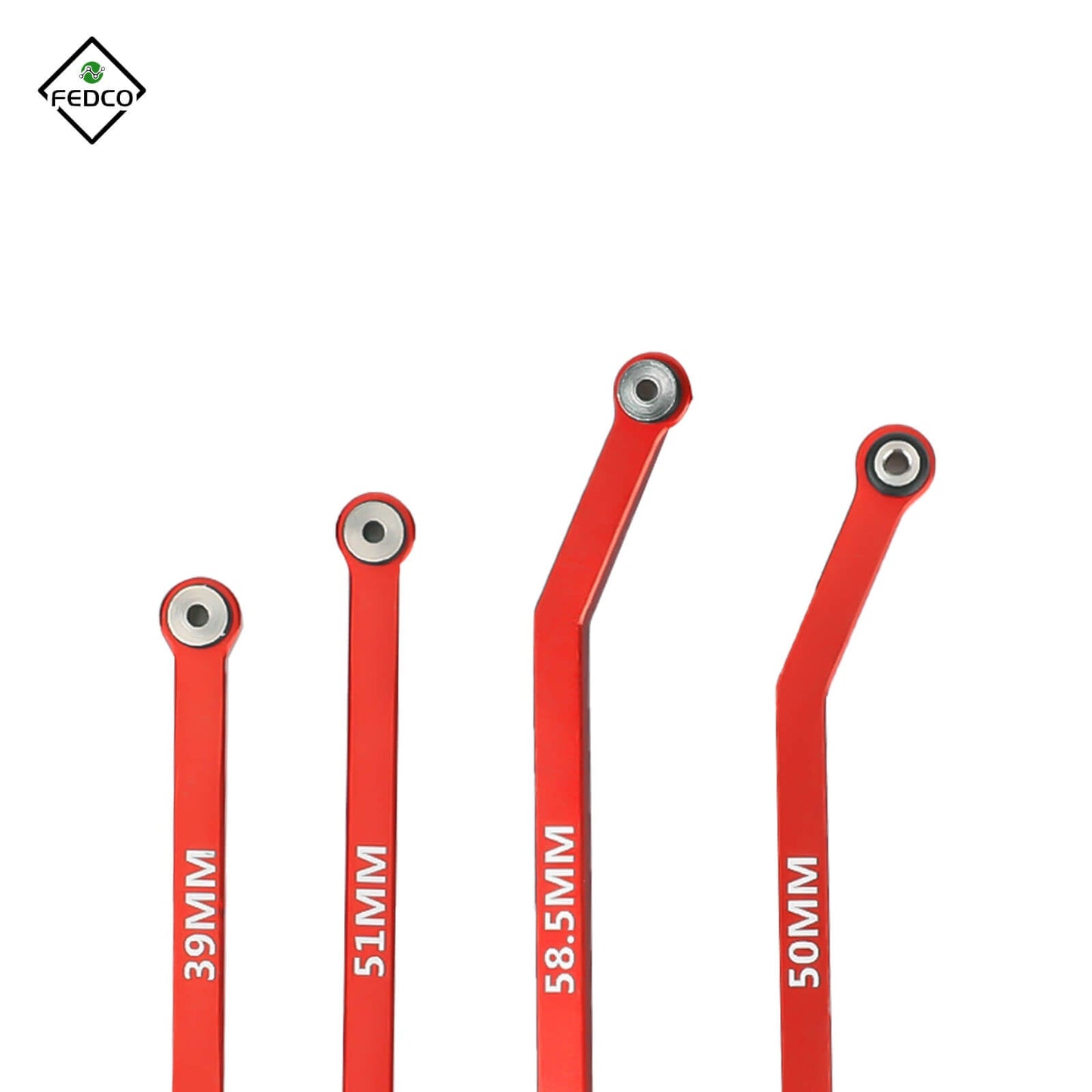 FEDCO SCX24 Steering Links For Axial SCX24 Upgrades Wrangler JLU C10 Bronco 1/24 RC Crawler