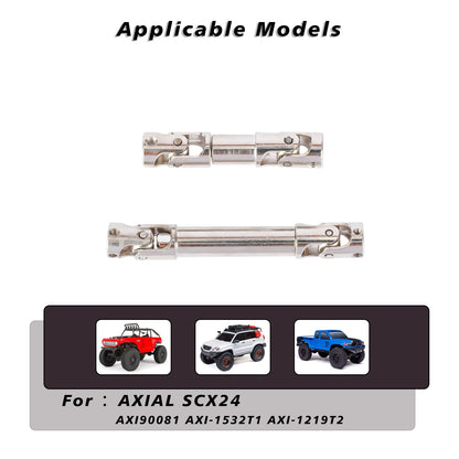 FEDCO SCX24 DriveShaft 35-42MM 50-69MM DriveShafts For Axial SCX24 GX470 Deadbolt Upgrade Parts AXI90081 AXI-1532T1 1/24 RC Crawler