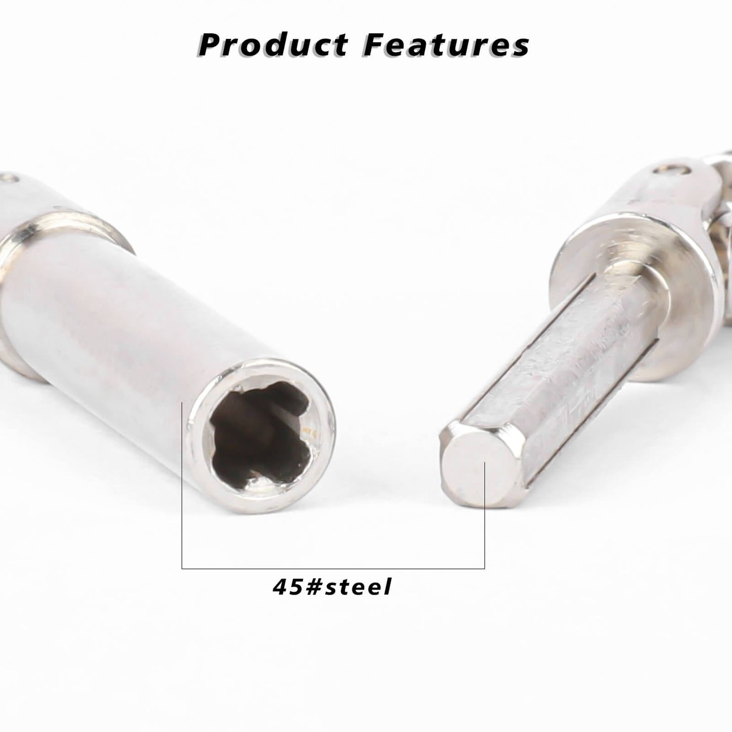 FEDCO SCX24 DriveShaft 35-42MM 50-69MM DriveShafts For Axial SCX24 GX470 Deadbolt Upgrade Parts AXI90081 AXI-1532T1 1/24 RC Crawler