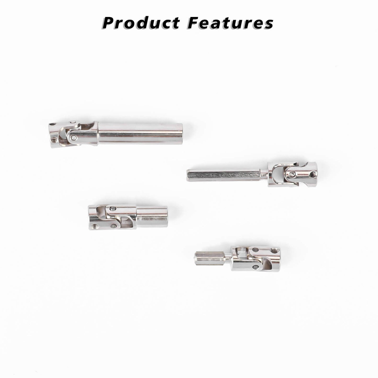 FEDCO SCX24 DriveShaft 35-42MM 50-69MM DriveShafts For Axial SCX24 GX470 Deadbolt Upgrade Parts AXI90081 AXI-1532T1 1/24 RC Crawler