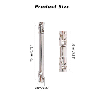 FEDCO SCX24 DriveShaft 35-42MM 69-93MM For Axial SCX24 JT Gladiator Upgrade Parts AXI00005