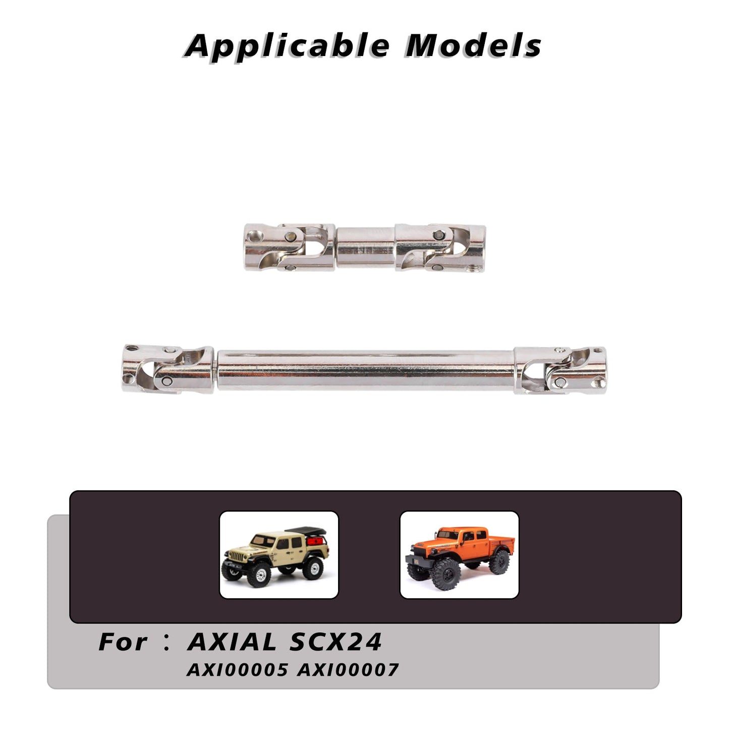 FEDCO SCX24 DriveShaft 35-42MM 69-93MM For Axial SCX24 JT Gladiator Upgrade Parts AXI00005