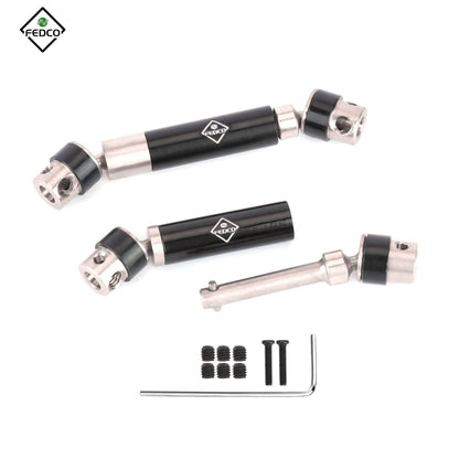 FEDCO SCX24 DriveShaft 45-60MM 50-63MM DriveShafts For Axial SCX24 Upgrade Parts 1/24 RC Crawler
