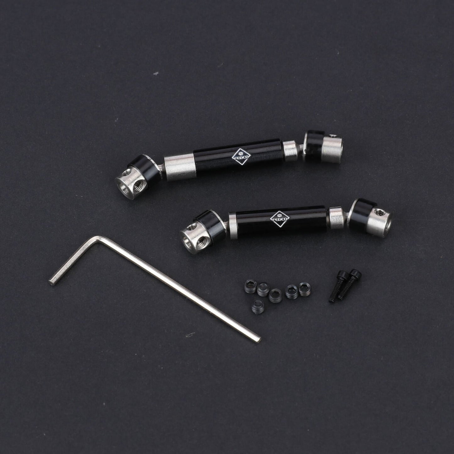 FEDCO SCX24 DriveShaft 45-60MM 50-63MM DriveShafts For Axial SCX24 Upgrade Parts 1/24 RC Crawler