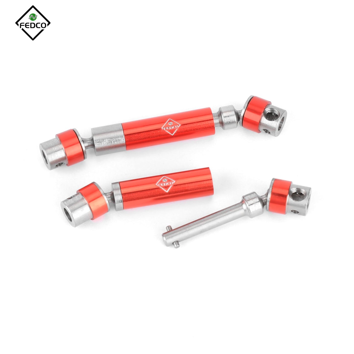FEDCO SCX24 DriveShaft 45-60MM 50-63MM DriveShafts For Axial SCX24 Upgrade Parts 1/24 RC Crawler