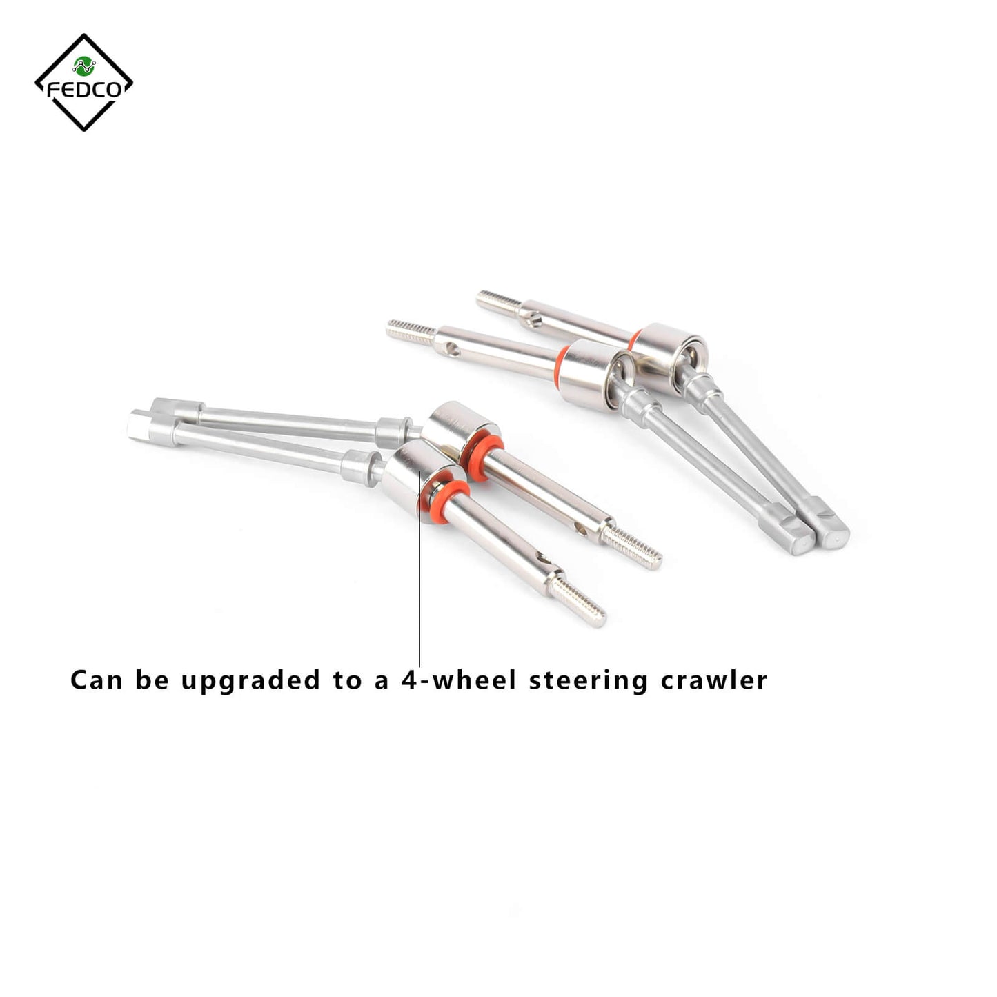 FEDCO SCX24 Drive Shaft Extension For Axial SCX24 Upgrade Parts 1/24 RC Crawler
