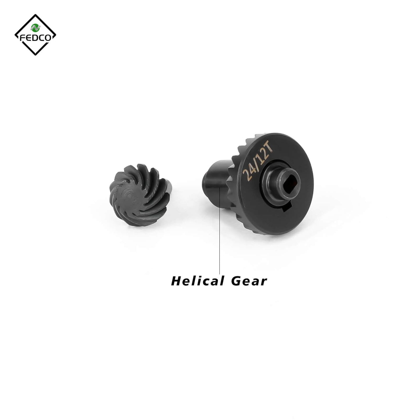 FEDCO Hobbyplus CR18P Gears 24/12T Overdrive Helical Gear For HobbyPlus CR18P Furitek Arktos Upgrades 1/18 RC Crawler