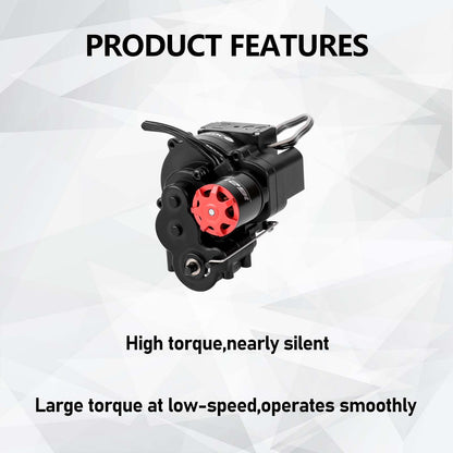 Motor Upgrade 2-Speed Transmission with Hobbywing Quicrun WP Mini24 Combo Outer 1621SL 3500KV Brushless Motor and ESC Combo with Transmission Mount,Side Plate,PH2.0 & JST & MX2.0 Plug for TRX4M Upgrades 1/18 RC Crawler