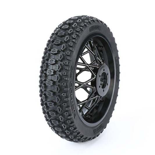 Method RC Moto Accessory Geoform Off-Road Rear Tire on Wheel for Losi Promoto-MX, Glued