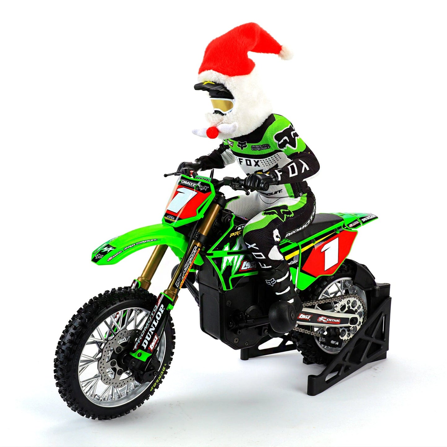 Method RC Moto Accessory Santa Helmet Cover for Losi Promoto-MX