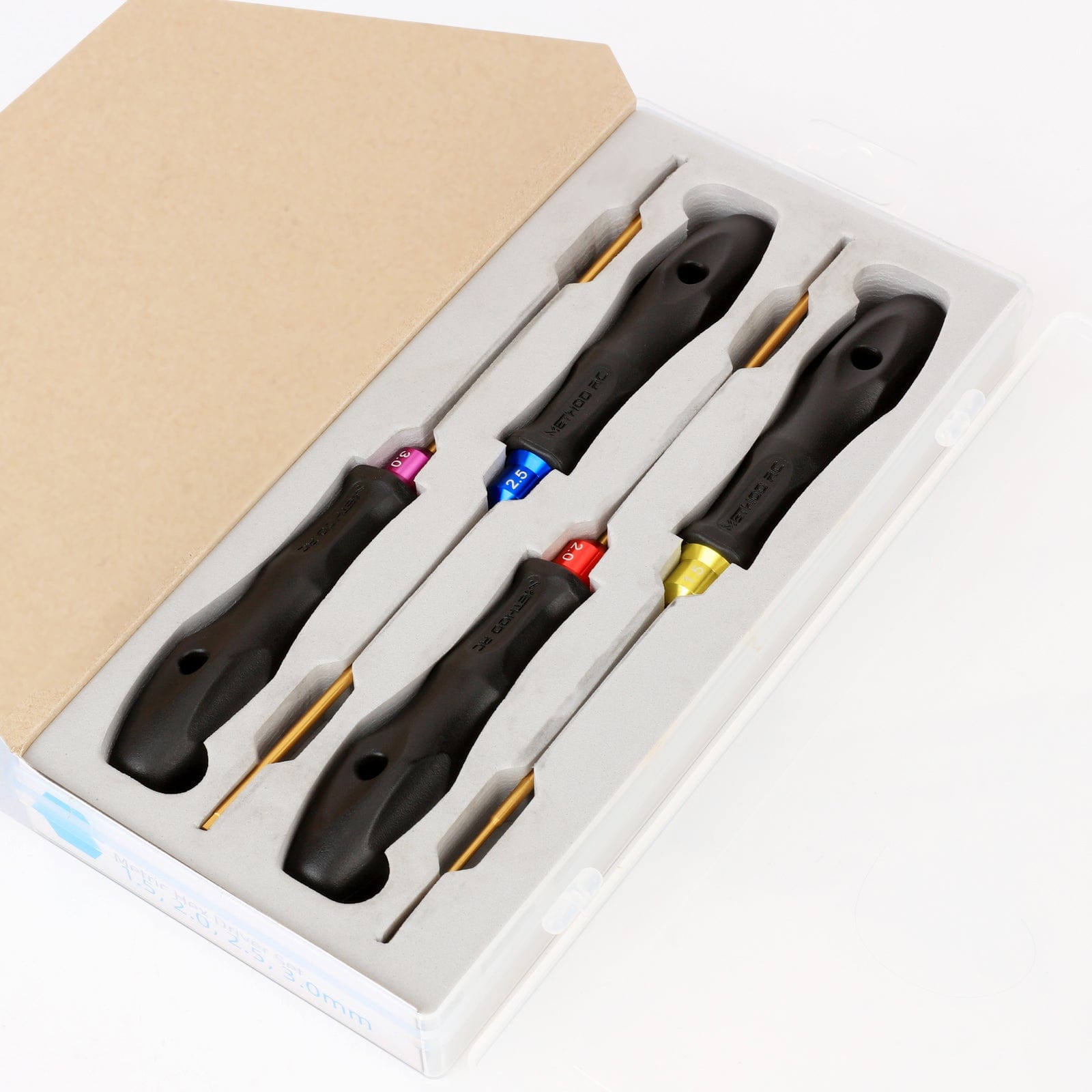 Method RC RC Tools Metric Hex Driver Set (1.5, 2.0, 2.5, 3.0mm) 4pcs - RC Tools