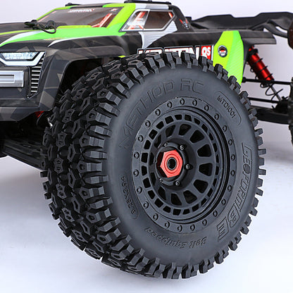 Method RC Tire and Wheel Geoform Off-Road Belted 1/5th Monster Truck Tires on Array 24mm Hex Wheels (2pcs, Glued)