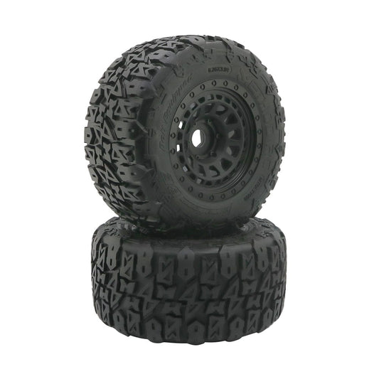 Method RC Tire and Wheel Terraform All-Terrain Belted 1/5th Monster Truck Tires on Array 24mm Hex Wheels (2pcs, Glued)