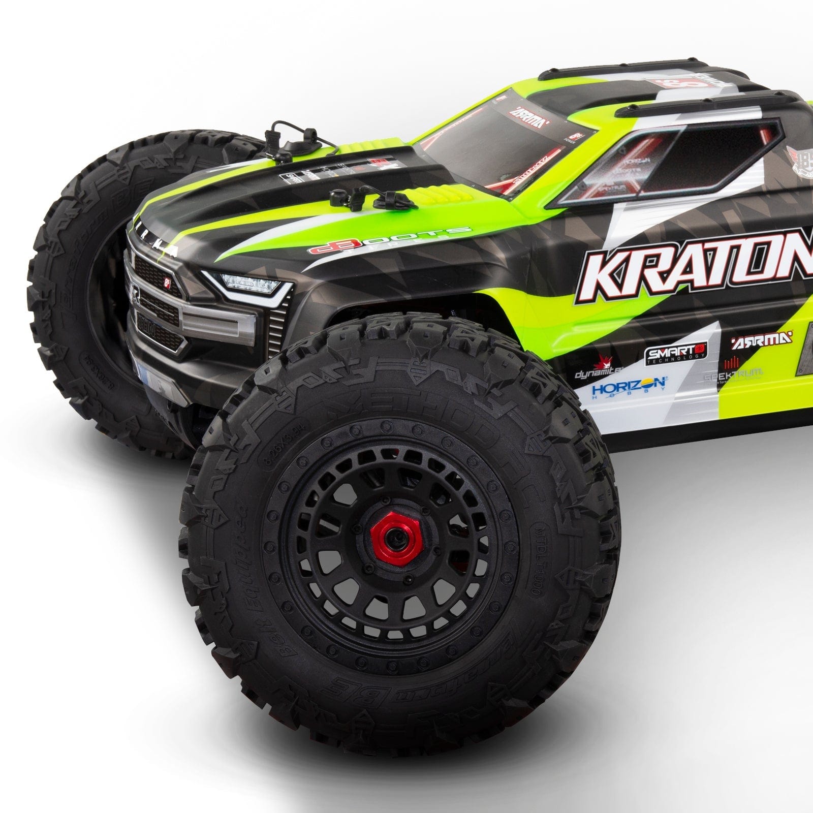 Method RC Tire and Wheel Terraform All-Terrain Belted 1/5th Monster Truck Tires on Array 24mm Hex Wheels (2pcs, Glued)