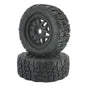 Method RC Tire and Wheel Terraform All-Terrain Belted 1/7, 1/8 Short Course Tires on Switch 17mm Hex (2pcs, Glued)