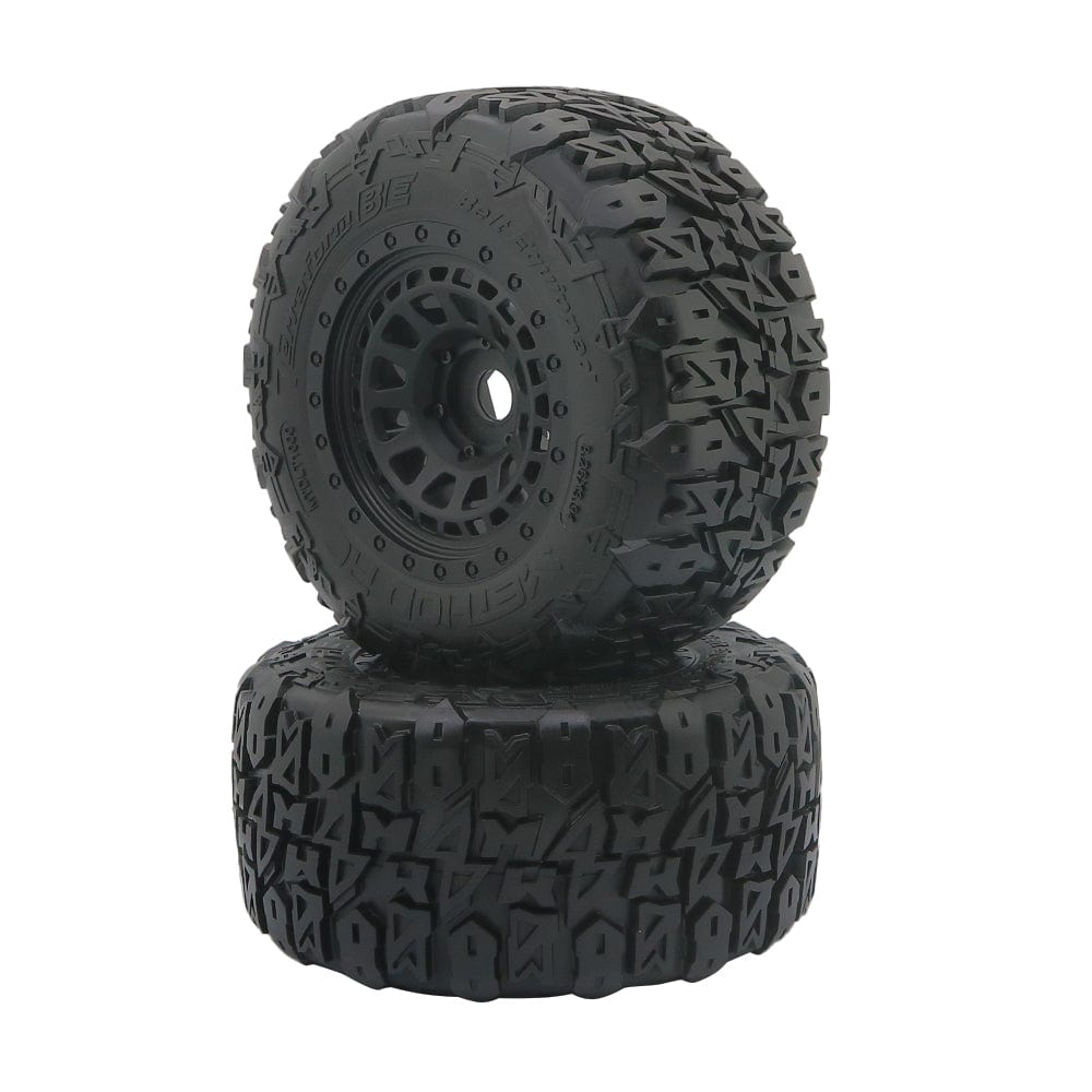 Method RC Tire and Wheel Terraform All-Terrain Belted 1/8th Monster Truck Tires on Array 17mm Hex Wheels (2pcs, Glued)