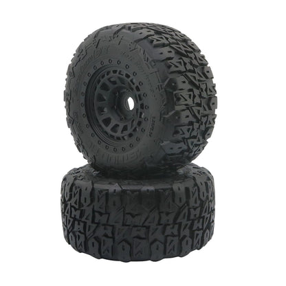Method RC Tire and Wheel Terraform All-Terrain Belted 1/8th Monster Truck Tires on Array 17mm Hex Wheels (2pcs, Glued)
