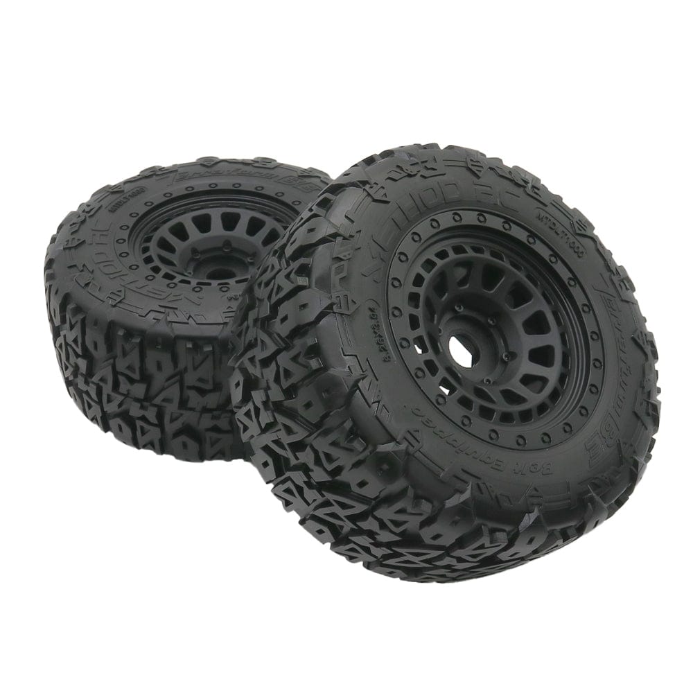 Method RC Tire and Wheel Terraform All-Terrain Belted 1/8th Monster Truck Tires on Array 17mm Hex Wheels (2pcs, Glued)