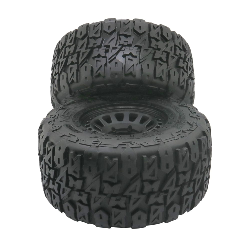 Method RC Tire and Wheel Terraform All-Terrain Belted 1/8th Monster Truck Tires on Array 17mm Hex Wheels (2pcs, Glued)