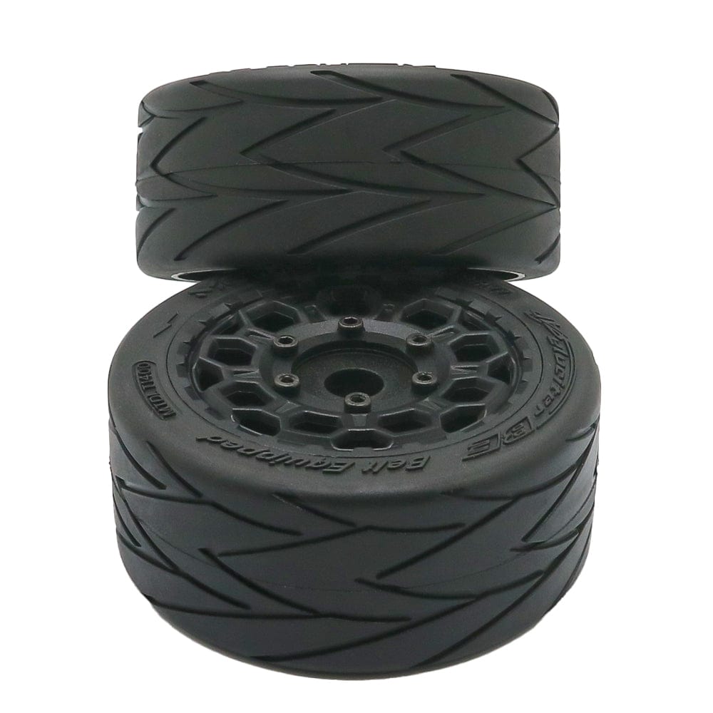 Method RC Tire and Wheel Velociter Belted 1/7th On-Road Tires on Hive 17mm Hex Wheels (2pcs, not glued)