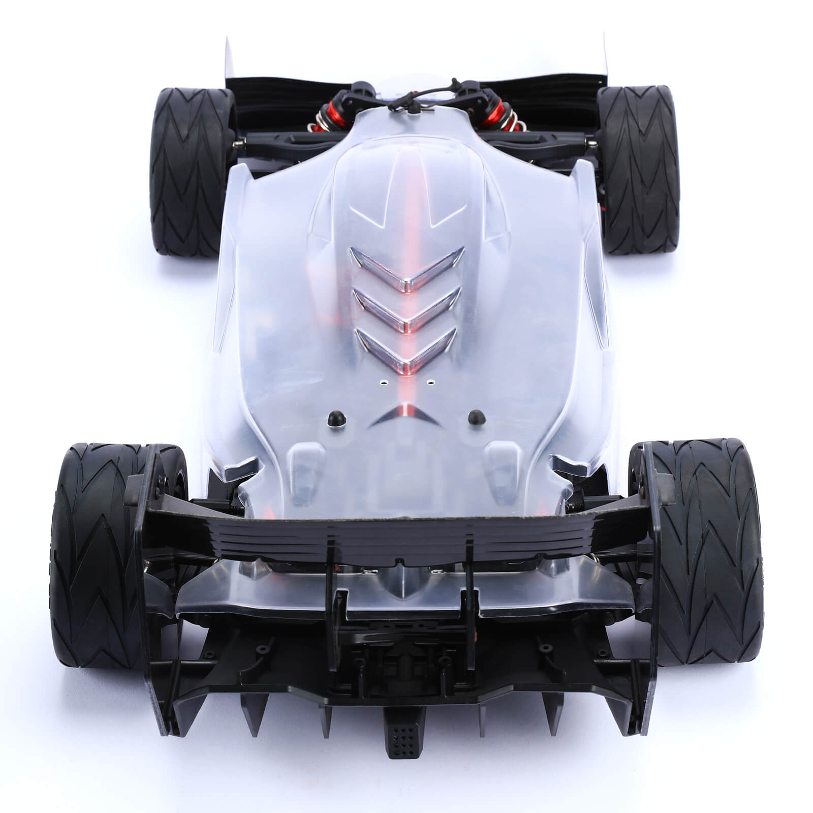 Method RC Tire and Wheel Velociter Belted 1/7th On-Road Tires on Hive 17mm Hex Wheels, Felony Rear, 54/106 (2pcs, Glued)