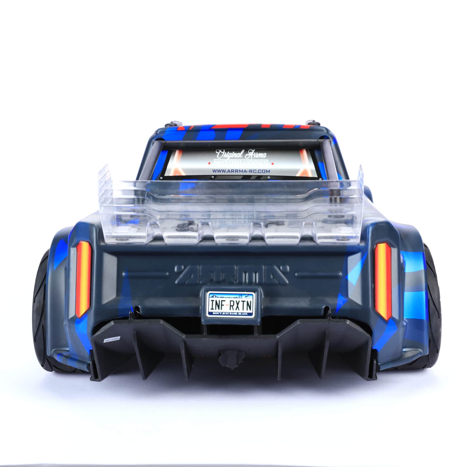 Method RC Tire and Wheel Velociter Belted 1/7th On-Road Tires on Hive 17mm Hex Wheels, Felony Rear, 54/106 (2pcs, Glued)